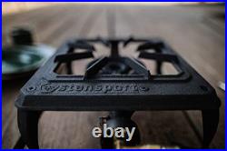 Cast Iron Portable Camping Stove Single Burner