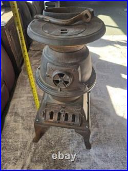 Cast Iron Pot-belly Stove Atlanta Stove Work No. 40 By Atlanta Stove Works