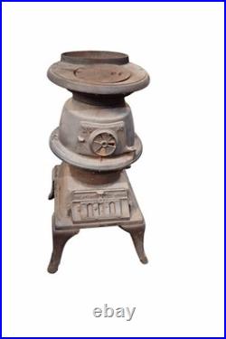 Cast Iron Pot-belly Stove Atlanta Stove Work No. 40 By Atlanta Stove Works