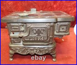 Cast Iron Prize Antique Stove Salesman Sample Vintage Advertising 1890s