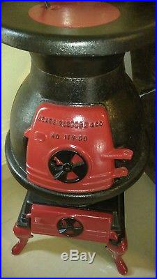 Cast Iron Sears & Roebuck Pot-Bellied Wood Stove (119-59)