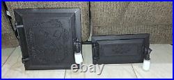 Cast Iron Stove And Oven Door Set