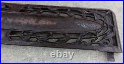 Cast Iron Stove Furnace Plate Panel As Is