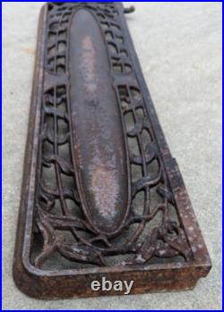 Cast Iron Stove Furnace Plate Panel As Is