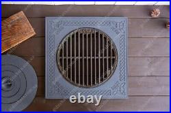 Cast Iron Stove Kazan Kitchen Flange Oven Rings BBQ Grill Barbecue
