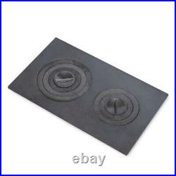 Cast Iron Stove Kitchen Flange Oven Rings BBQ Grill Barbecue Cooking Heavy Duty