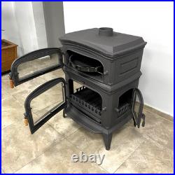 Cast Iron Stove With Oven and Side Cover Large Stove Wood Cook Stove