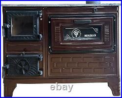 Cast Iron Stove with Oven Cast Iron Fireplace Baking Stove Cooker Stove Warm