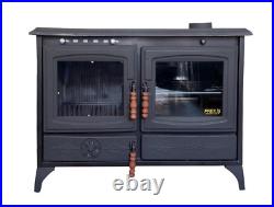 Cast Iron Stove with Oven, Cooker stove, Extra Large Fire Chamber, %100 Cast Iro