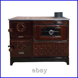 Cast Iron Stove with Oven, Durable Baking Oven Stove, Stove by Burning Wood