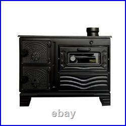 Cast Iron Stove with Oven, Durable Baking Oven Stove, Stove by Burning Wood Cast Iron Stove with Oven, Durable Baking Oven Stove, Stove by Burning Wood