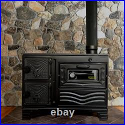 Cast Iron Stove with Oven, Durable Baking Oven Stove, Stove by Burning Wood Cast Iron Stove with Oven, Durable Baking Oven Stove, Stove by Burning Wood