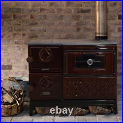 Cast Iron Stove with Oven, Durable Baking Oven Stove, Stove by Burning Wood