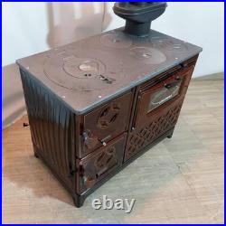 Cast Iron Stove with Oven, Durable Baking Oven Stove, Stove by Burning Wood