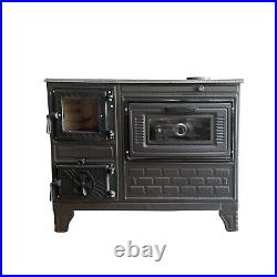 Cast Iron Stove with Oven, Durable Baking Oven Stove, Stove by Burning Wood