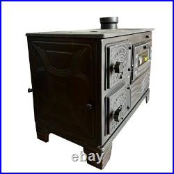 Cast Iron Stove with Oven, Durable Baking Oven Stove, Stove by Burning Wood Cast Iron Stove with Oven, Durable Baking Oven Stove, Stove by Burning Wood