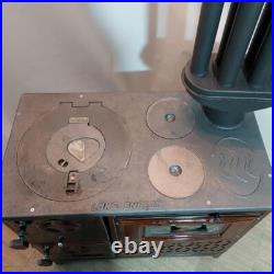 Cast Iron Stove with Oven, Durable Baking Oven Stove, Stove by Burning Wood
