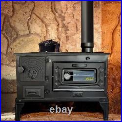 Cast Iron Stove with Oven, Durable Wood Stove Baking Oven, Stove by Burning Wood