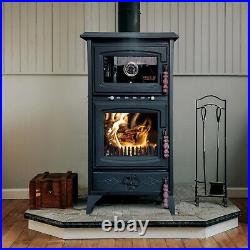 Cast Iron Stove with Oven, Durable Wood Stove Baking Oven, Stove by Burning Wood