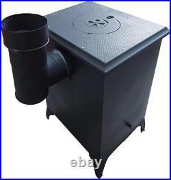 Cast Iron Stove with Oven, Durable Wood Stove Baking Oven, Stove by Burning Wood