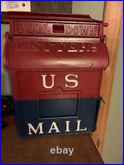 Cast Iron U. S. Mail Box Made By Corbin Lock Co Antique, Reading Stove, Doremus
