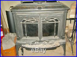 Cast Iron Wood Burning Stove Top & Front Loader