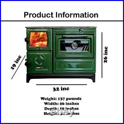 Cast Iron Wood Burning Stove with Metal Base for Home Heating Cast Iron Wood Burning Stove with Metal Base for Home Heating