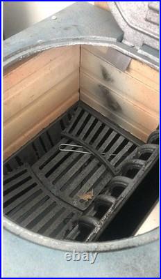 Cast Iron Wood Burning Stove with OVEN & Cooktop 9 kW (15000 BTU) Heater