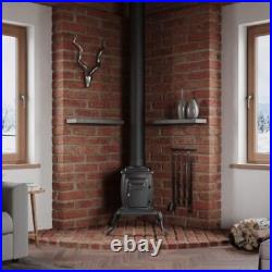 Cast Iron Wood Stove 54,000 BTU Heater Cool-Touch Handle Indoor Outdoor Heat Cast Iron Wood Stove 54,000 BTU Heater Cool-Touch Handle Indoor Outdoor Heat