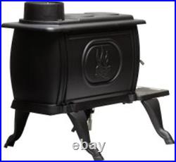 Cast Iron Wood Stove 54,000 BTU Heater Cool-Touch Handle Indoor Outdoor Heat Cast Iron Wood Stove 54,000 BTU Heater Cool-Touch Handle Indoor Outdoor Heat