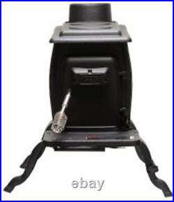 Cast Iron Wood Stove 54,000 BTU Heater Cool-Touch Handle Indoor Outdoor Heat Cast Iron Wood Stove 54,000 BTU Heater Cool-Touch Handle Indoor Outdoor Heat