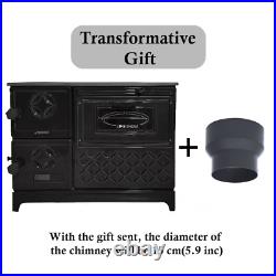 Cast Iron Wood Stove Black Wood Camping Stove With Oven Farmhouse Kitchen Home