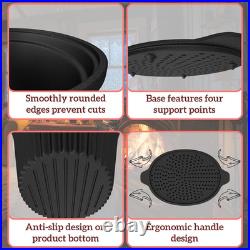 Cast Iron Wood Stove Steamer & Humidifier + Retro Waffle Maker Bundle Dual-Lay