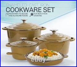 Cast Iron cookware 7 Pieces set