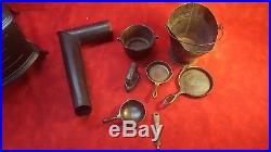 Cast Sales Sample Little Fanny Philadelphia Stove Works Complete with Pipe & Pans