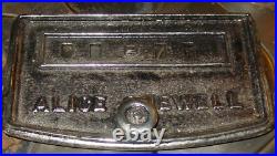 Cast iron antique nickelplated'Little Willie' salesman sample cook stove-16235