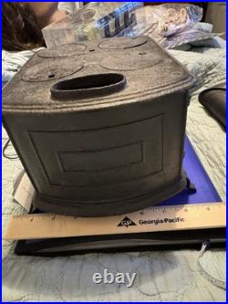 Cast iron antique salesman sample stove Little Fanny Philadelphia Rare Miniature