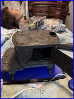 Cast iron antique salesman sample stove Little Fanny Philadelphia Rare Miniature