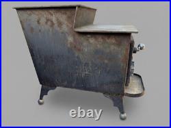 Cast iron wood burning stove