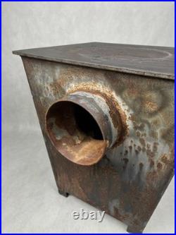 Cast iron wood burning stove