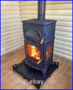 Cast iron wood stove with oven, wood cook stove, wood burning stove