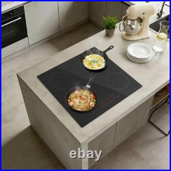 Ceramic Electric Cooktop 4 Burners Touch Control Overheat Protection For Home