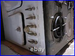 Chambers Antique White Cast Iron Stove Works Great Retained Heat