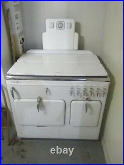 Chambers #BX-12 (1950's) Stove with Mfr. S installation/recipe documentation