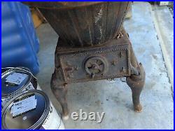 Colonial 13 Star Iron Pot Belly Stove/Heater