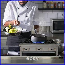 Commercial Natural Gas Range Hot Plate 6 Burners Countertop Propane Restaurant