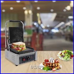 Commercial Sandwich Panini Press Grill Electric Sandwich Pannini Maker 1800W