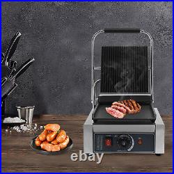 Commercial Sandwich Panini Press Grill Electric Sandwich Pannini Maker 1800W