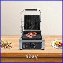 Commercial Sandwich Panini Press Grill Electric Sandwich Pannini Maker 1800W