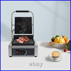 Commercial Sandwich Panini Press Grill Electric Sandwich Pannini Maker 1800W